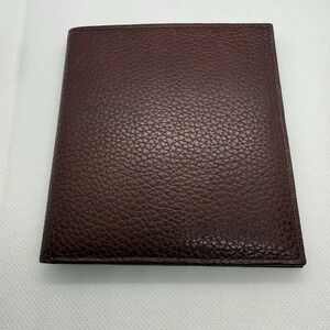 Vintage Christopher Hayes Leather Bifold Wallet Burgundy New Unused